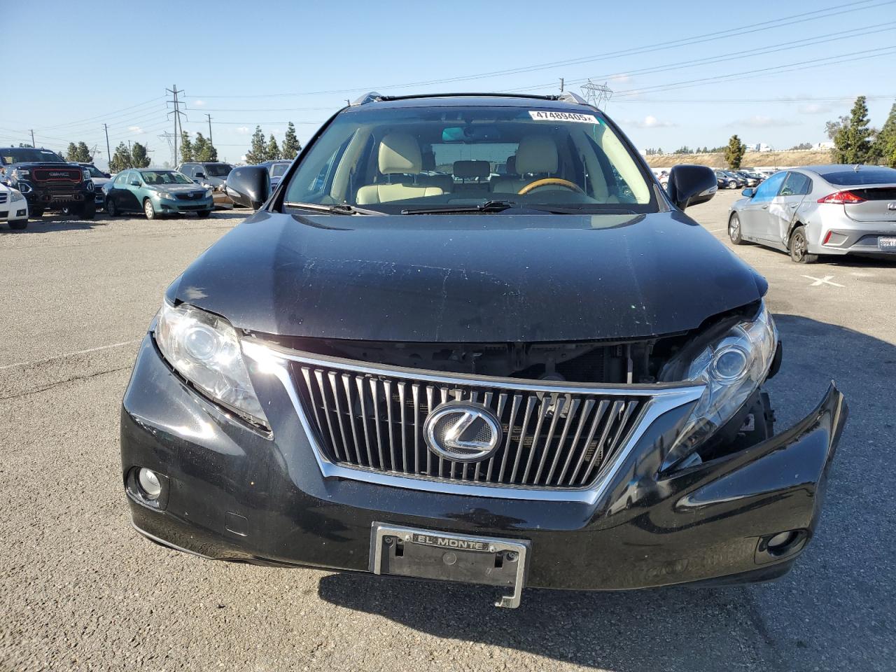 2010 Lexus RX VIN 2T2ZK1BA5AC024679 Copart auction photo, front end damage thumbnail 5