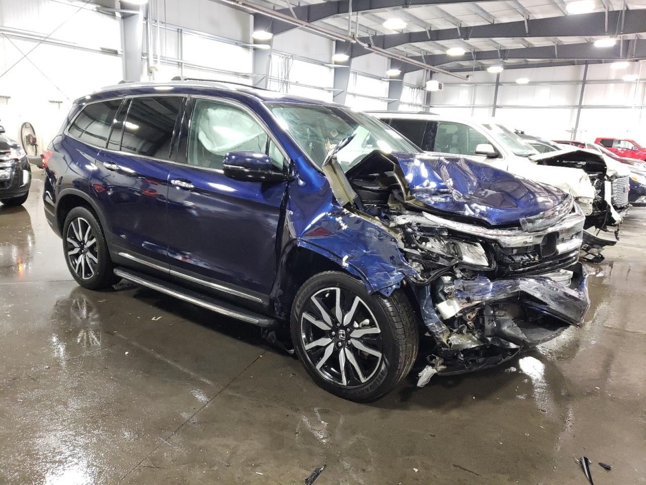 2019 Honda Pilot VIN 5FNYF6H98KB001425 Copart auction photo, front end damage thumbnail 4