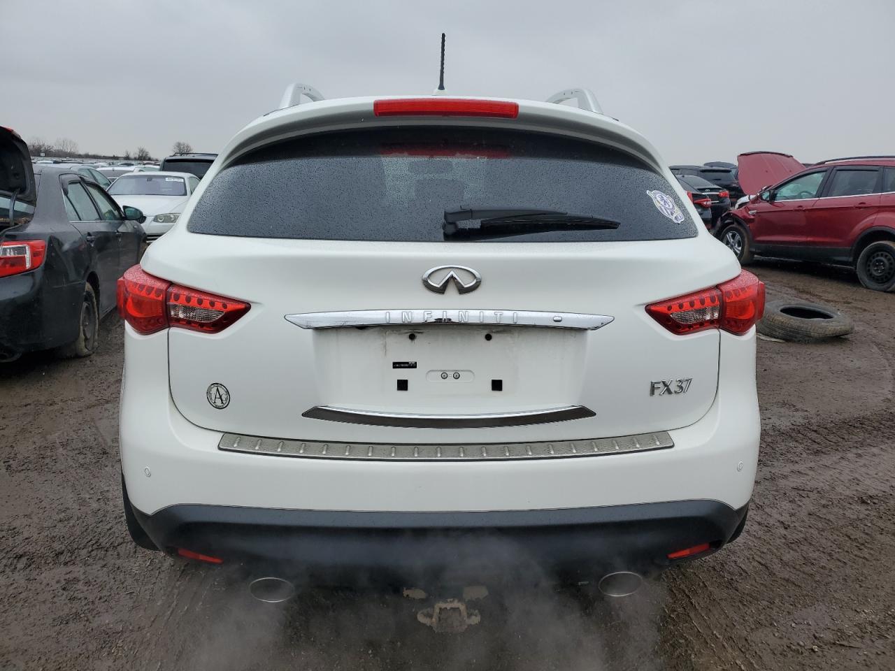 2013 Infiniti FX VIN JN8CS1MW9DM174793 Copart auction photo, front end damage thumbnail 6