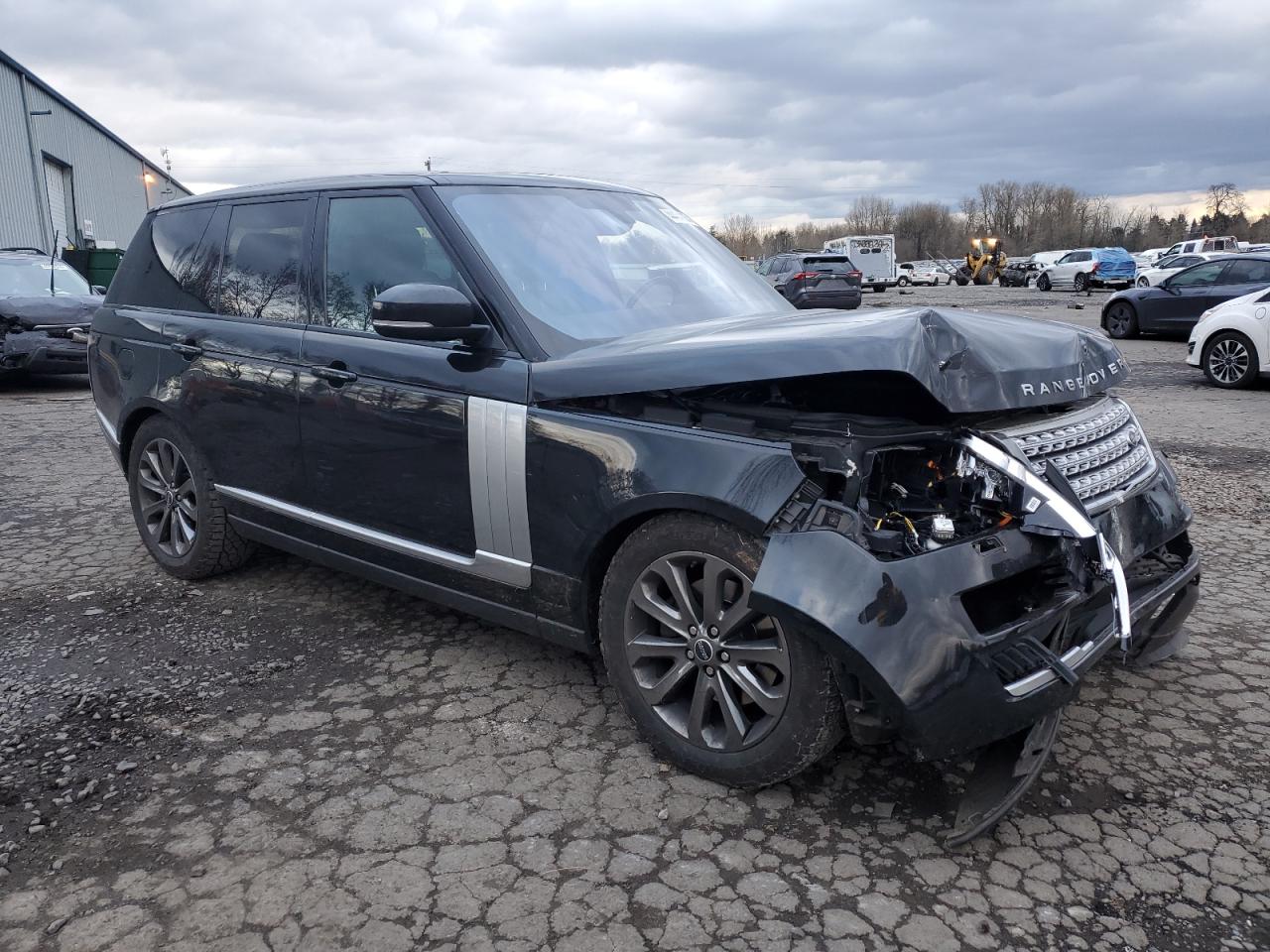2016 Land Rover Range Rover VIN SALGS2KF4GA244706 Copart auction photo, front end damage thumbnail 4