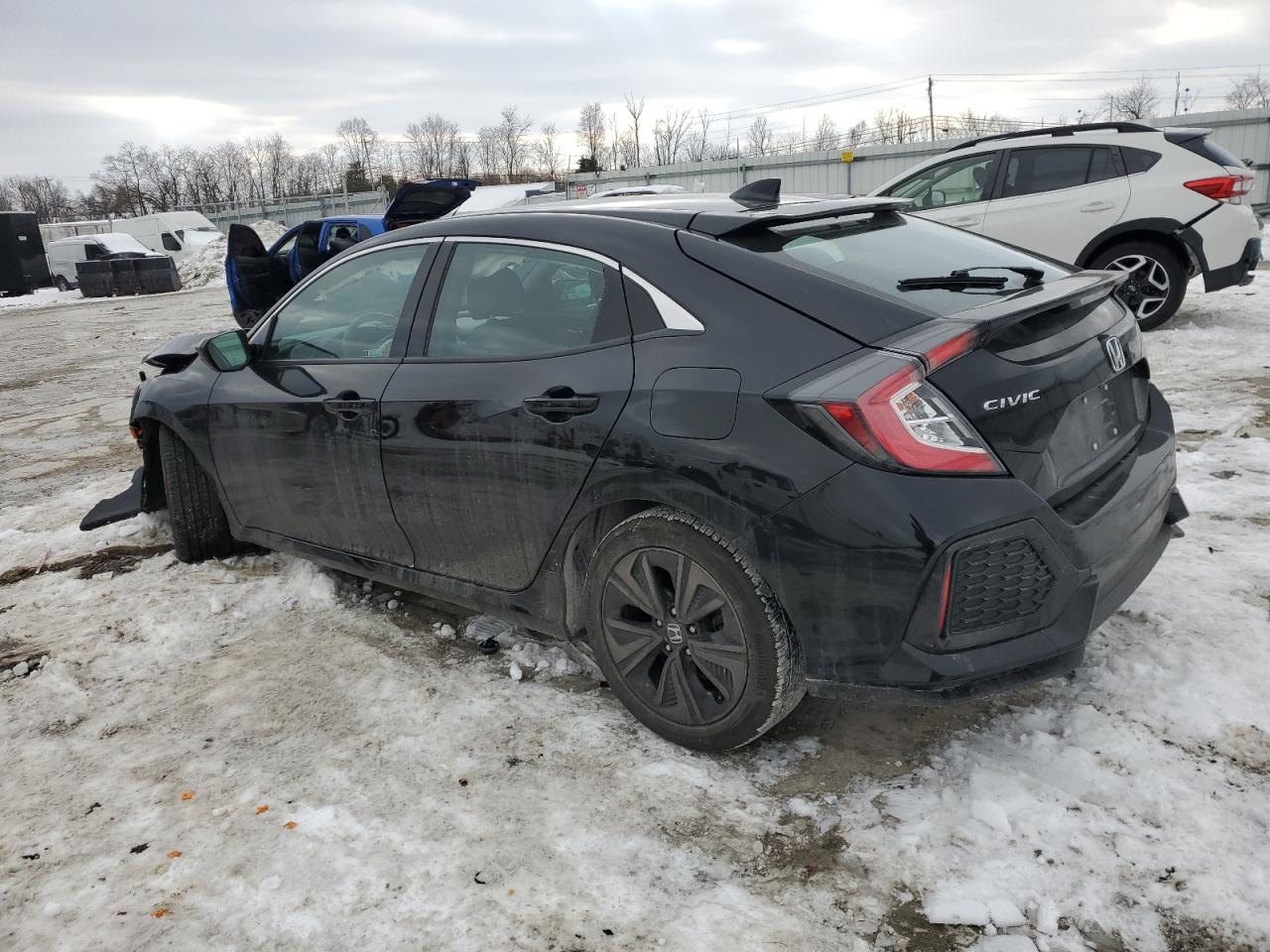 2019 Honda Civic VIN SHHFK7H64KU223747 Copart auction photo, front end / minor dent/scratches damage thumbnail 2
