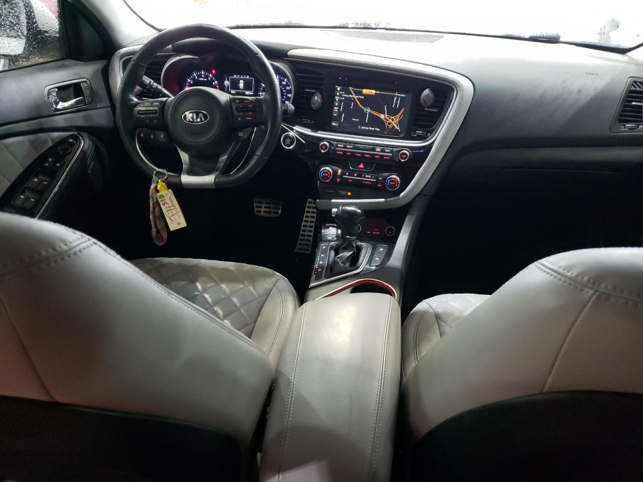 2015 KIA Optima VIN 5XXGR4A6XFG456075 Copart auction photo, front end damage thumbnail 8