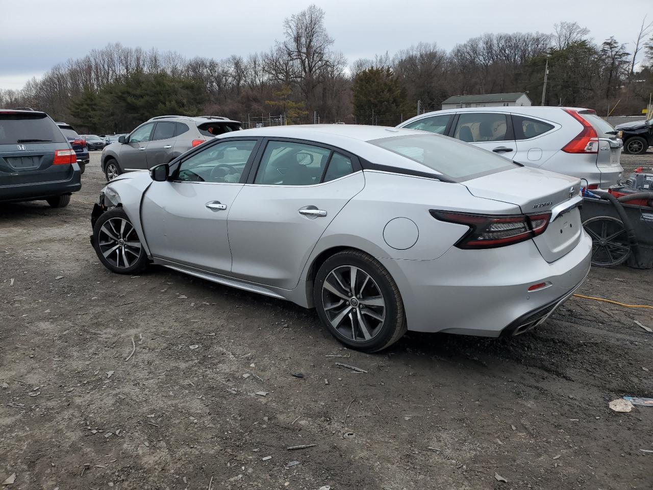 2021 Nissan Maxima VIN 1N4AA6CVXMC506571 Copart auction photo, side / front end damage thumbnail 2