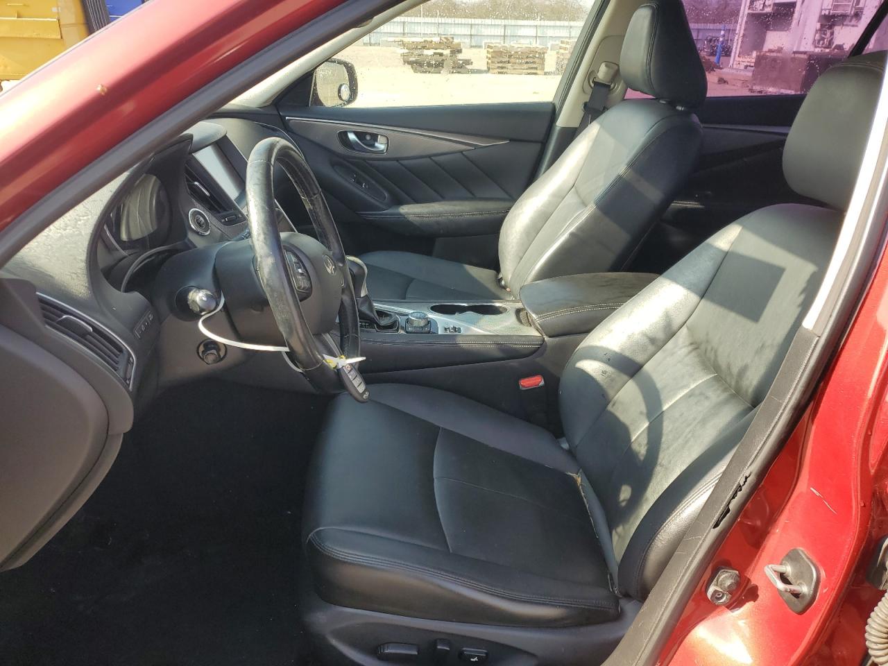2016 Infiniti Q50 VIN JN1CV7AP5GM201918 Copart auction photo, rear end damage thumbnail 7