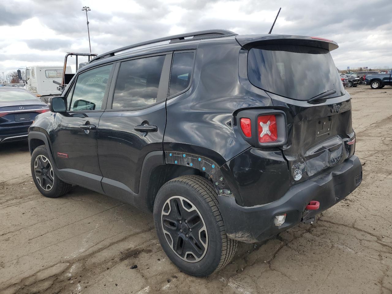 2016 Jeep Renegade VIN ZACCJBCTXGPD32768 Copart auction photo, rear end / all over damage thumbnail 2