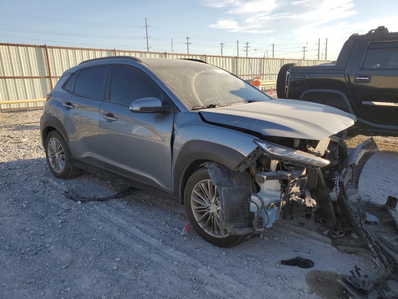 2021 Hyundai Kona VIN KM8K62AA7MU602026 Copart auction photo, front end / minor dent/scratches damage thumbnail 4