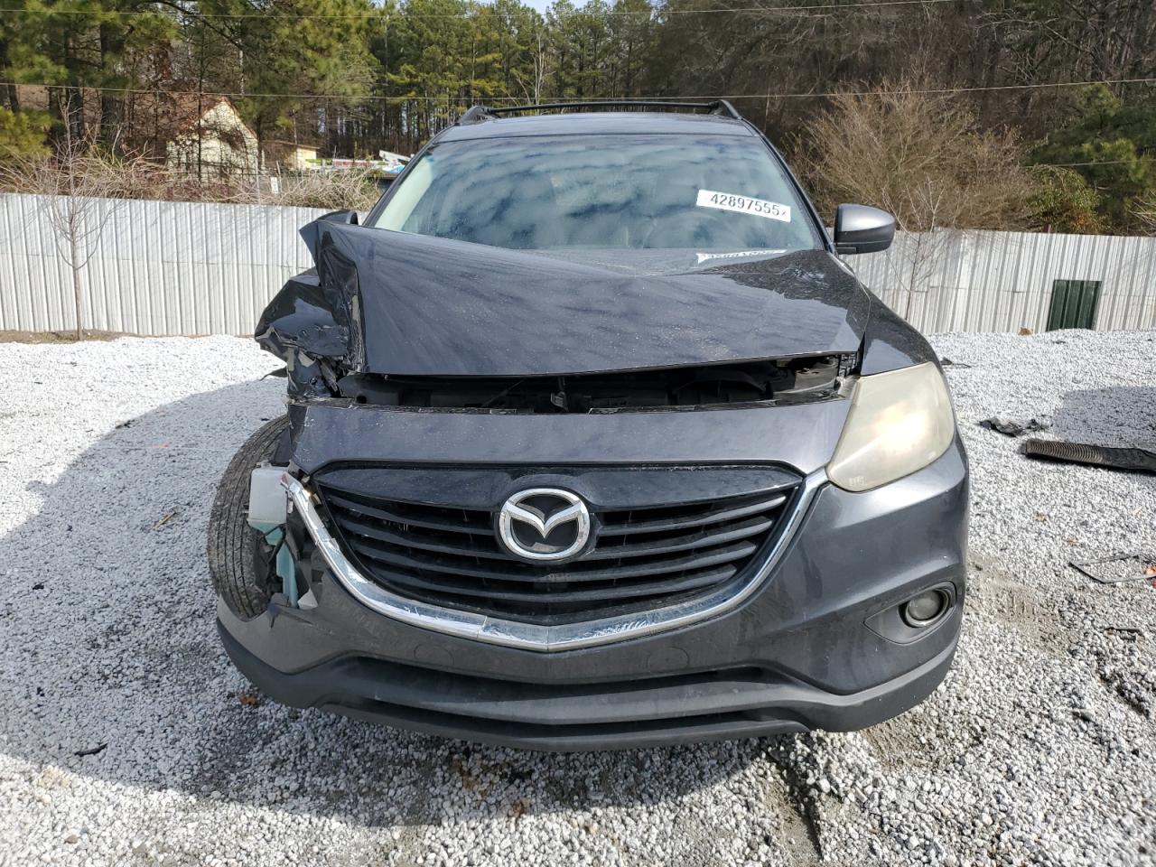 2015 Mazda CX-9 VIN JM3TB2CA9F0464430 Copart auction photo, front end / side damage thumbnail 5