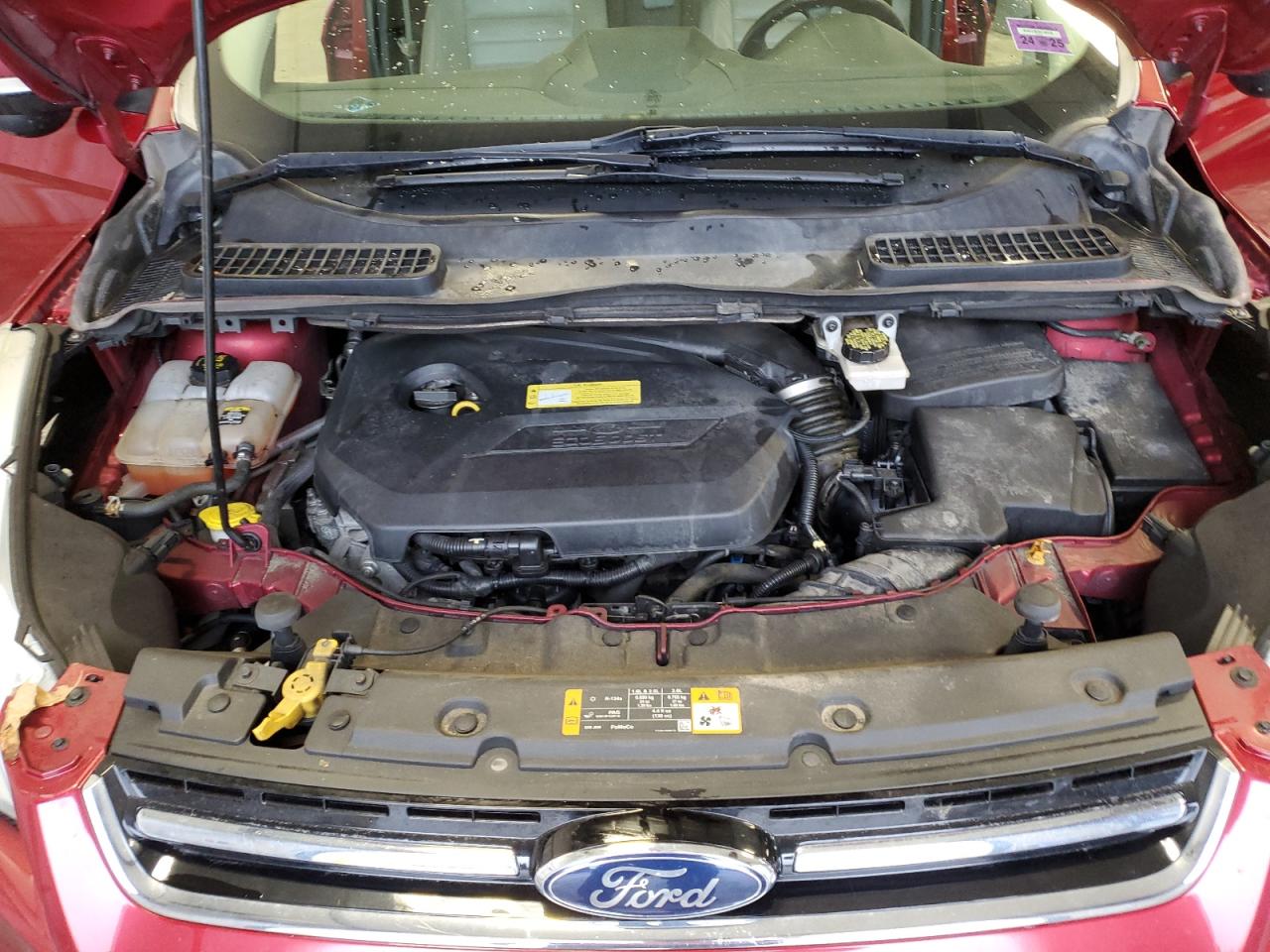 2013 Ford Escape VIN 1FMCU9HX3DUD62907 Copart auction photo, front end damage thumbnail 13