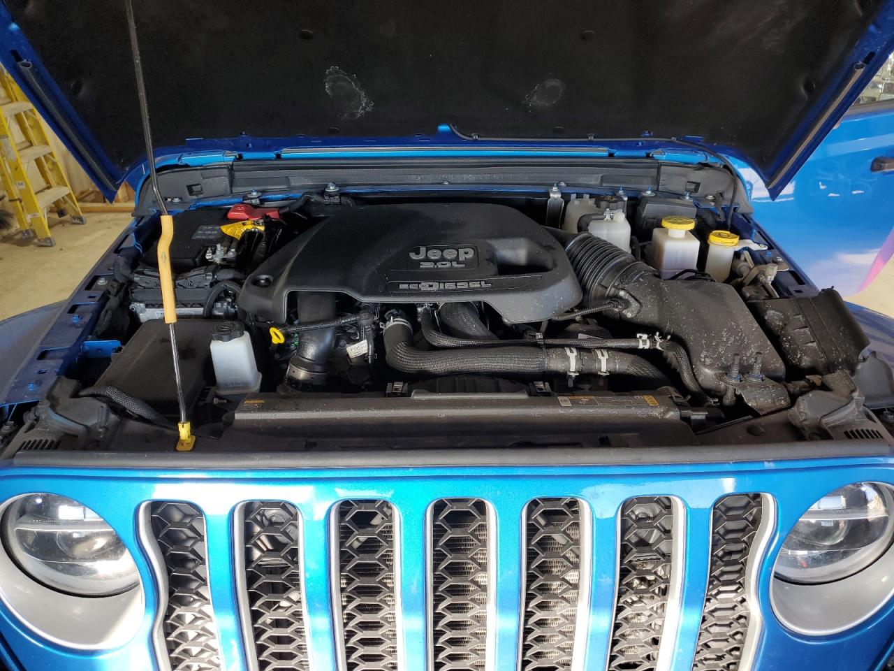 2021 Jeep Gladiator VIN 1C6JJTFM7ML591503 Copart auction photo, rear end damage thumbnail 11