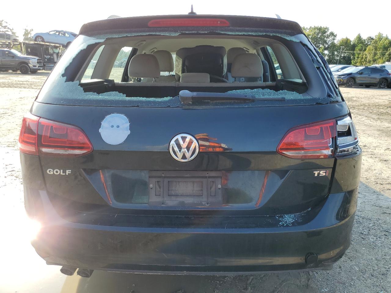2016 Volkswagen Golf VIN 3VWC17AU7GM511116 Copart auction photo, all over damage thumbnail 6
