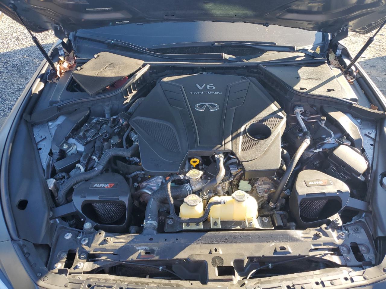 2020 Infiniti Q50 VIN JN1EV7AR9LM250575 Copart auction photo, undercarriage / mechanical damage thumbnail 11