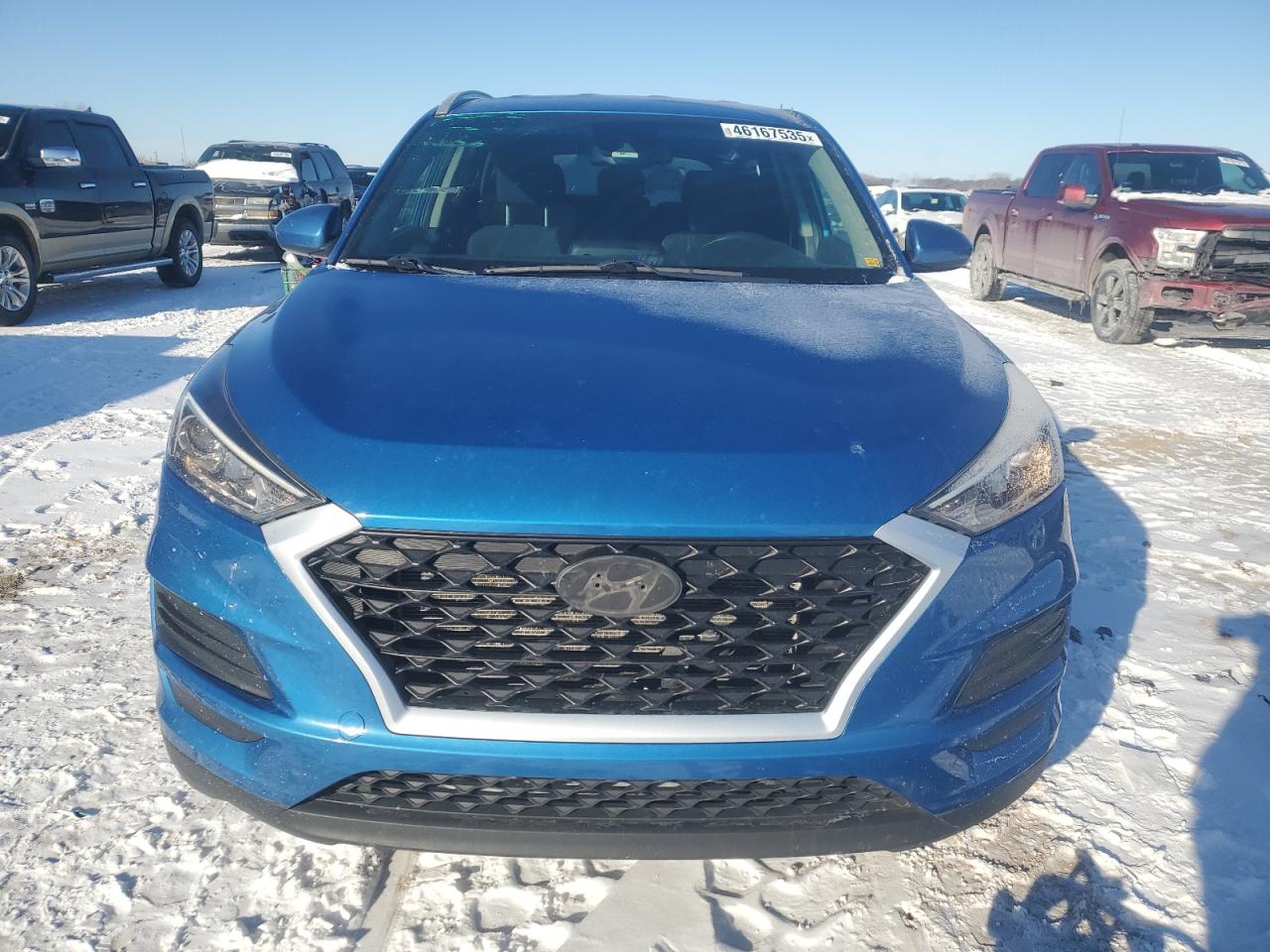 2020 Hyundai Tucson VIN KM8J33A41LU263153 Copart auction photo, rear end / side damage thumbnail 5