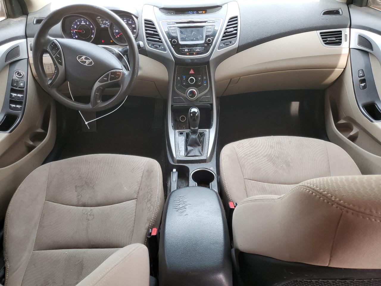 2016 Hyundai Elantra VIN 5NPDH4AE9GH721460 Copart auction photo, front end / side damage thumbnail 8