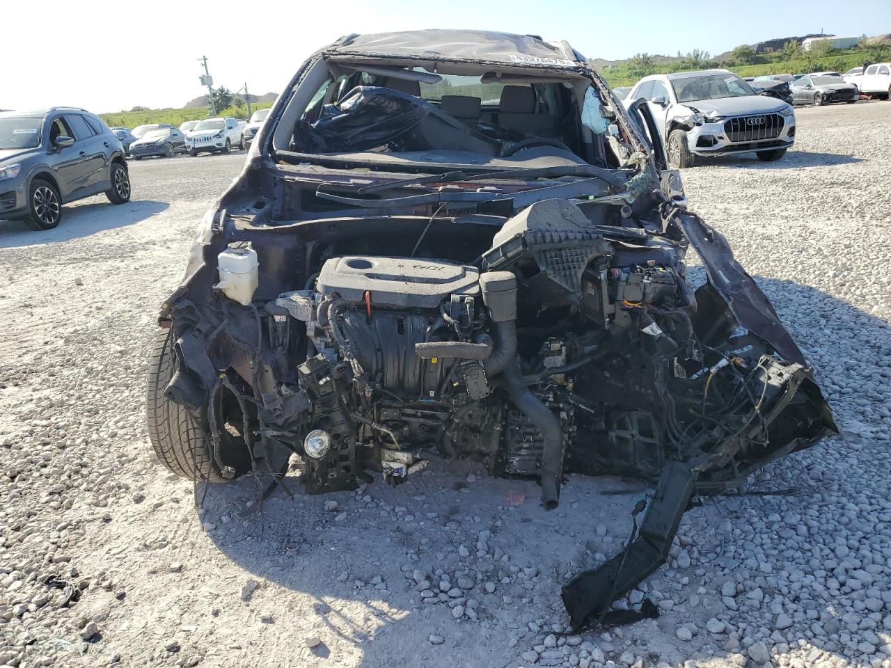 2018 KIA Sorento VIN 5XYPGDA33JG429137 Copart auction photo, rollover / minor dent/scratches damage thumbnail 5