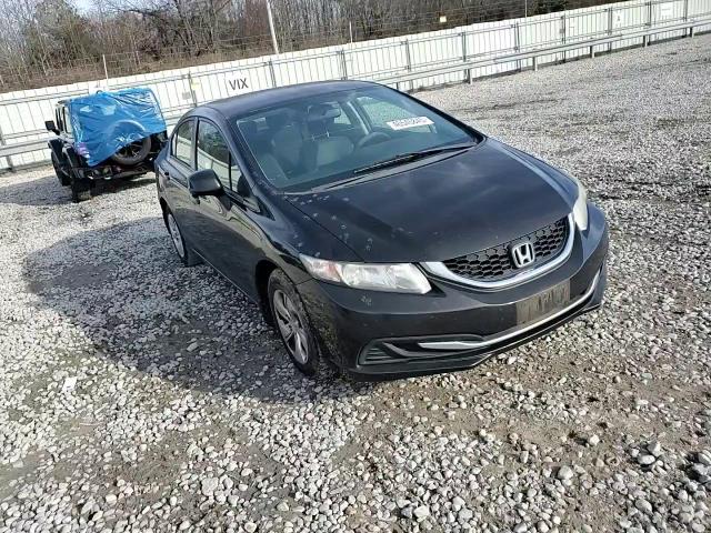 2013 Honda Civic VIN 2HGFB2F5XDH586096 Copart auction photo, side damage thumbnail 10