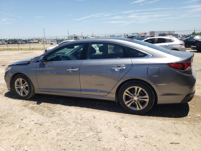 2019 Hyundai Sonata VIN 5NPE34AF2KH760959 Copart auction photo, front end / side damage thumbnail 2
