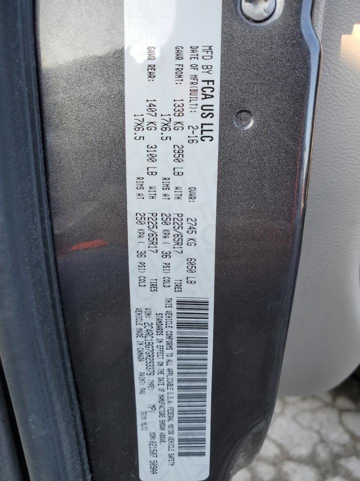 2016 Chrysler Town & Country VIN 2C4RC1BG7GR293376 Copart auction photo, front end damage thumbnail 13