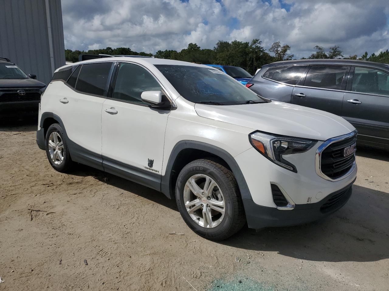 2018 GMC Terrain VIN 3GKALMEVXJL279036 Copart auction photo, rear end damage thumbnail 4