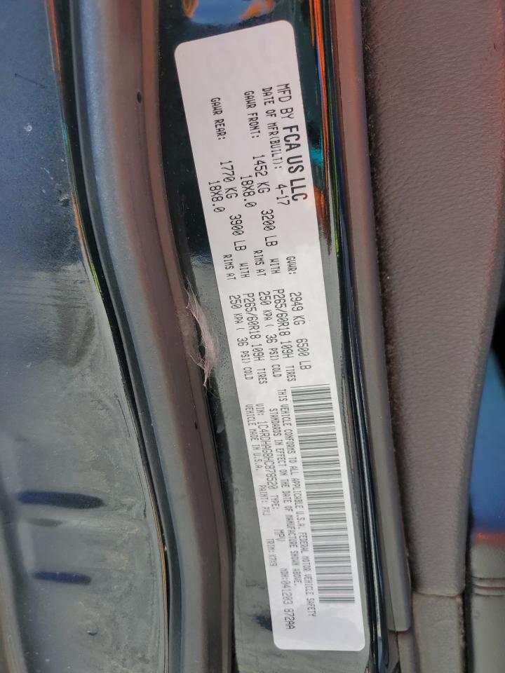 2017 Dodge Durango VIN 1C4RDHAG8HC878520 Copart auction photo, front end / mechanical damage thumbnail 13