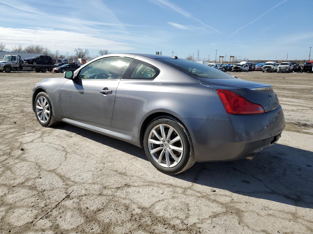 2013 Infiniti G VIN JN1CV6EL2DM980014 Copart auction photo, front end / undercarriage damage thumbnail 2