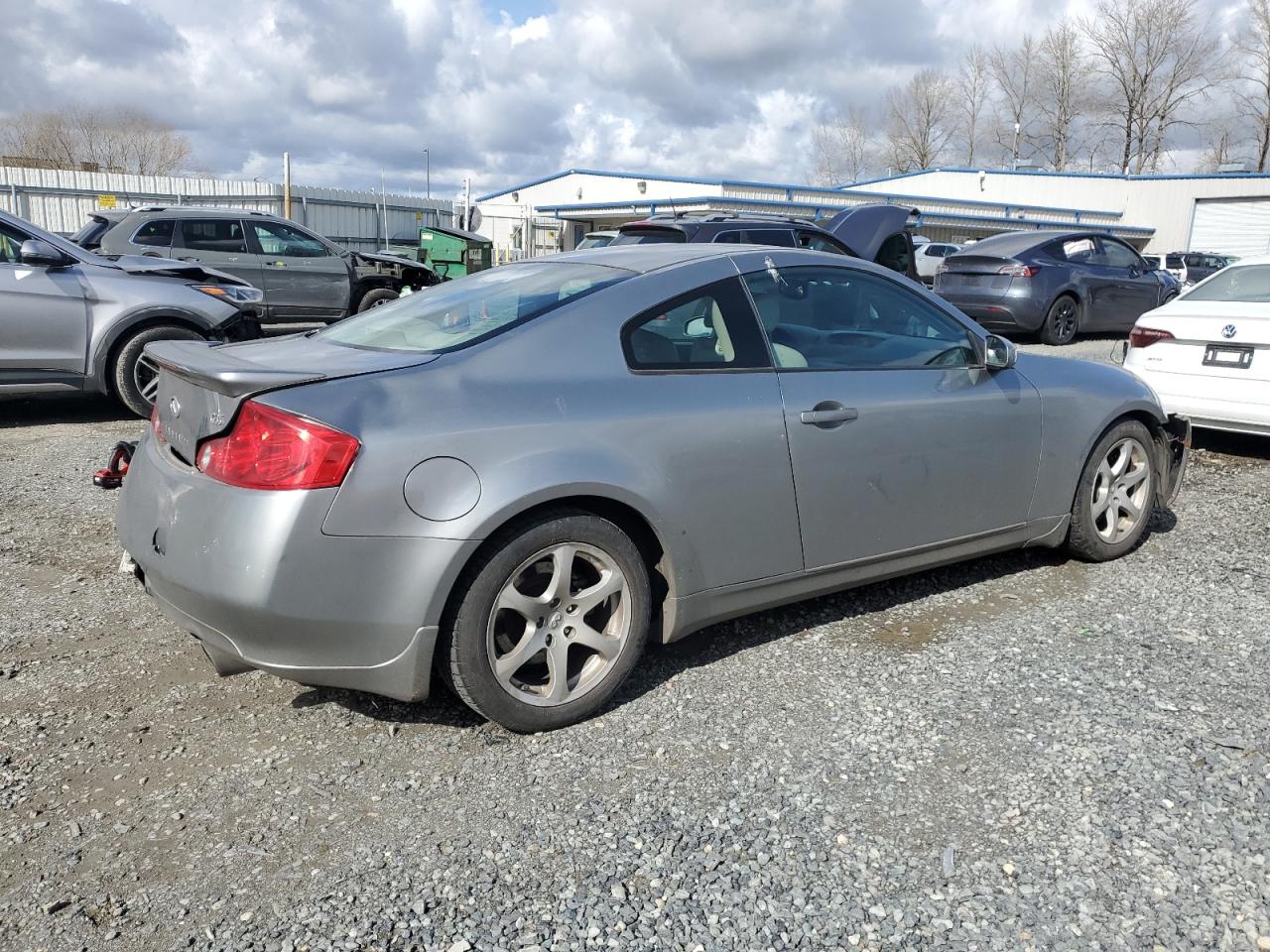 2005 Infiniti G VIN JNKCV54E25M426613 Copart auction photo, rear end / front end damage thumbnail 3