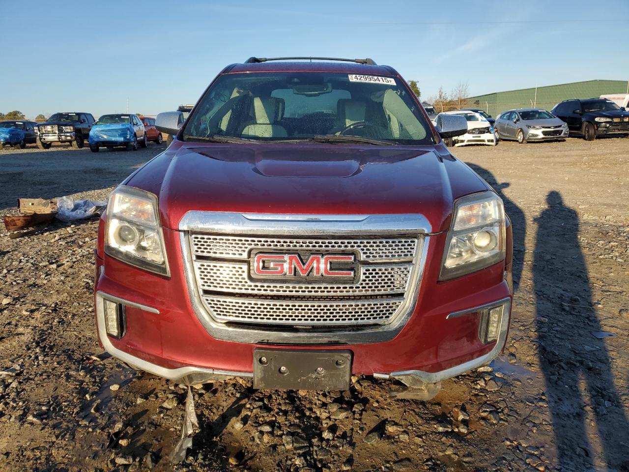 2016 GMC Terrain VIN 2GKFLVE38G6219019 Copart auction photo, front end / undercarriage damage thumbnail 5