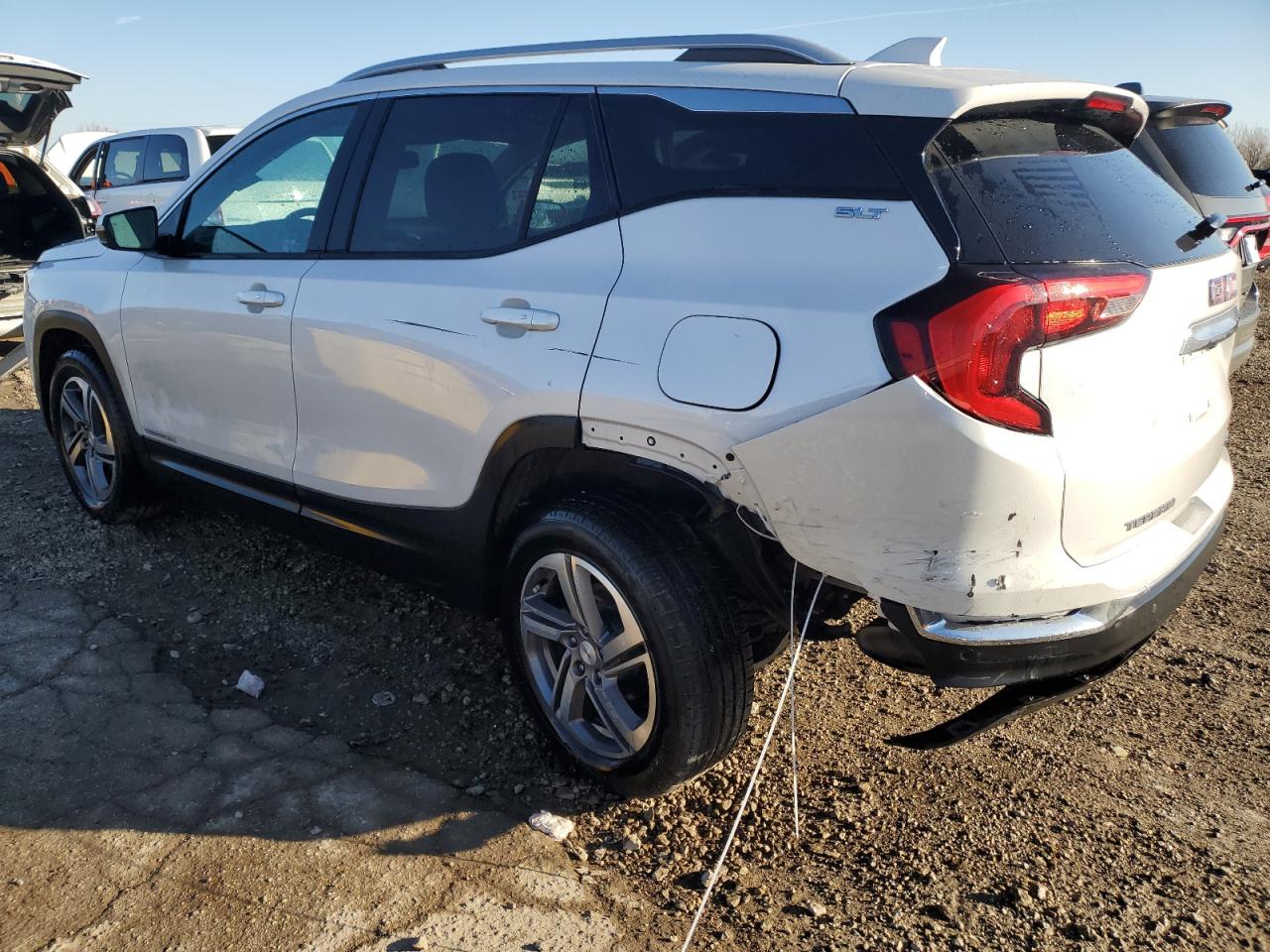 2021 GMC Terrain VIN 3GKALVEV6ML348945 Copart auction photo, rear end damage thumbnail 2