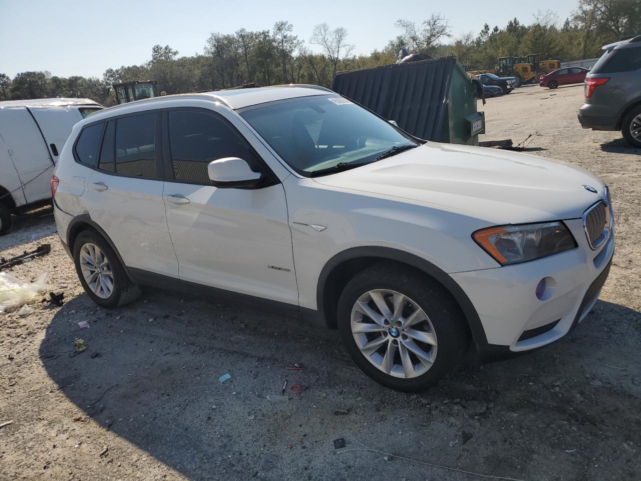 2013 BMW X3 VIN 5UXWX9C55D0A22925 Copart auction photo, side damage thumbnail 4