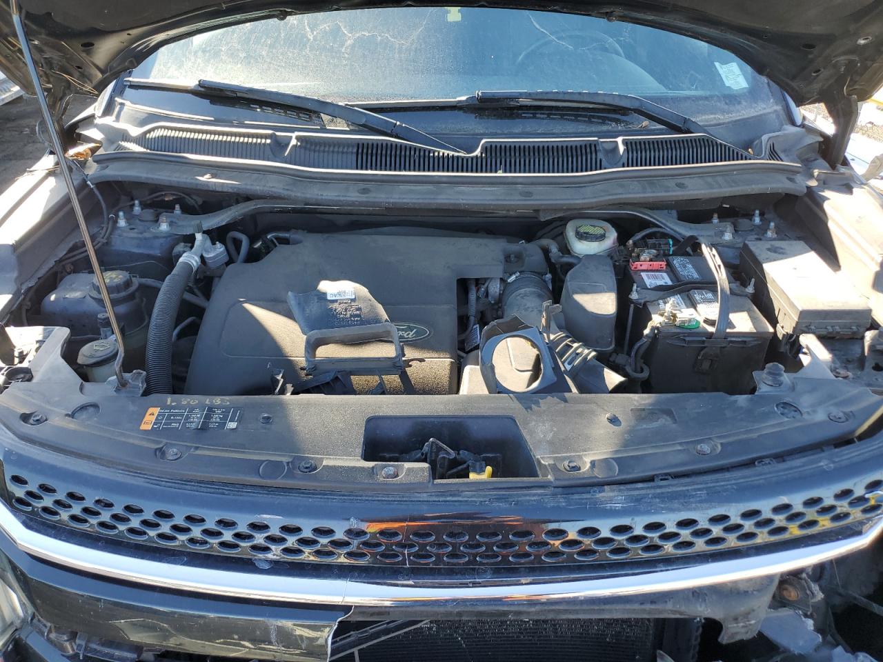 2014 Ford Explorer VIN 1FM5K8F87EGC48932 Copart auction photo, front end damage thumbnail 12
