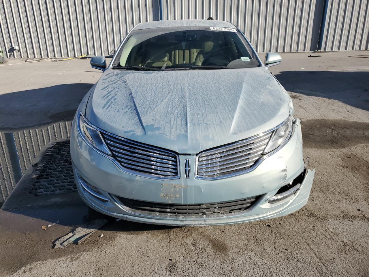 2014 Lincoln MKZ VIN 3LN6L2LUXER813280 Copart auction photo, front end damage thumbnail 5