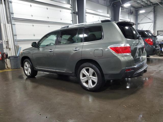 2012 Toyota Highlander VIN 5TDDK3EH5CS159366 Copart auction photo, front end / undercarriage damage thumbnail 2