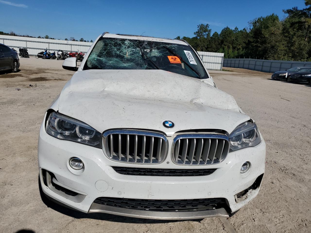 2016 BMW X5 VIN 5UXKR2C51G0H42257 Copart auction photo, rear end / front end damage thumbnail 5