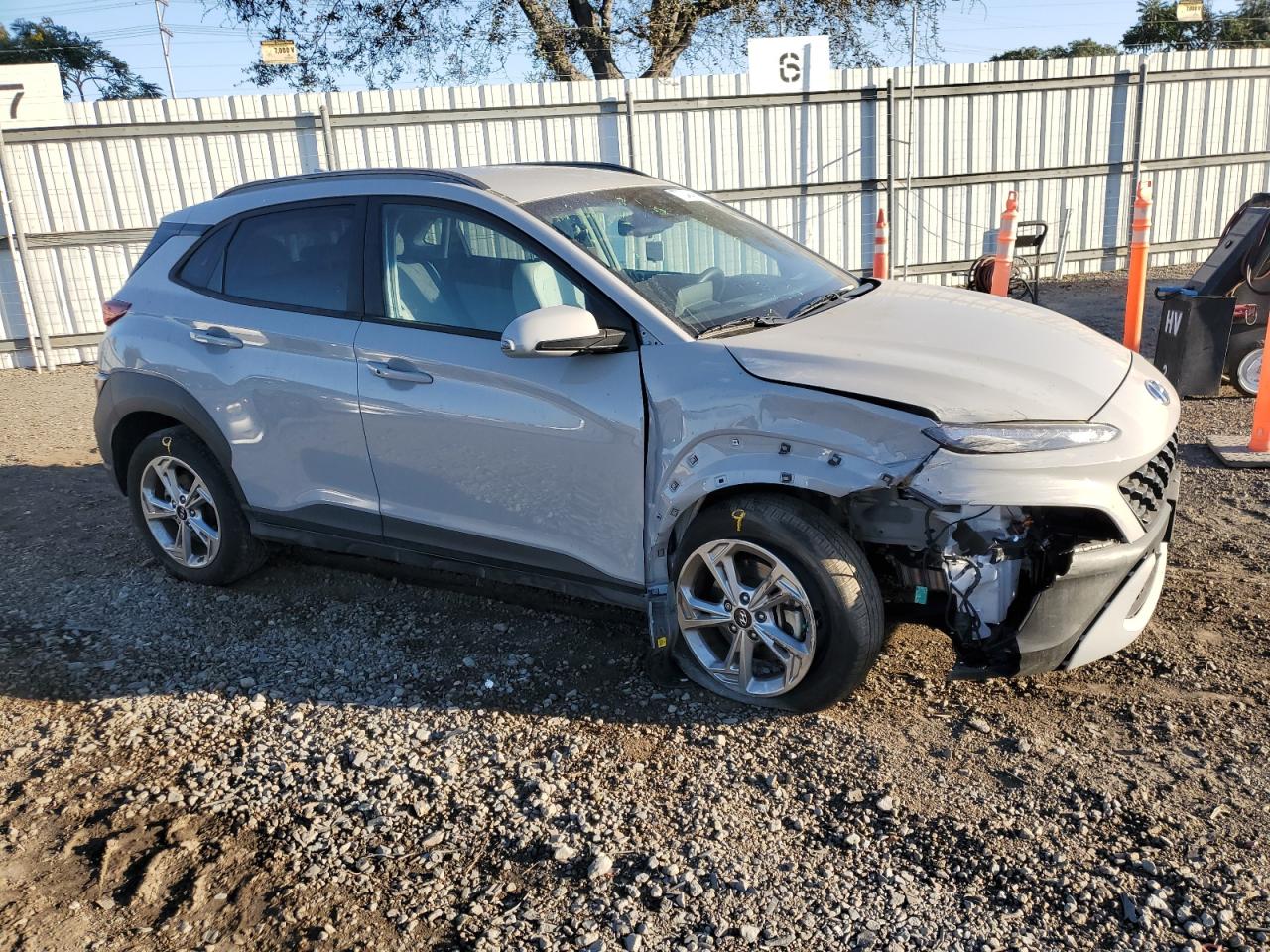 2023 Hyundai Kona VIN KM8K6CAB5PU977013 Copart auction photo, front end damage thumbnail 4