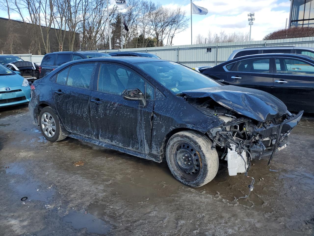 2021 Toyota Corolla VIN 5YFEPMAE1MP203140 Copart auction photo, front end damage thumbnail 4