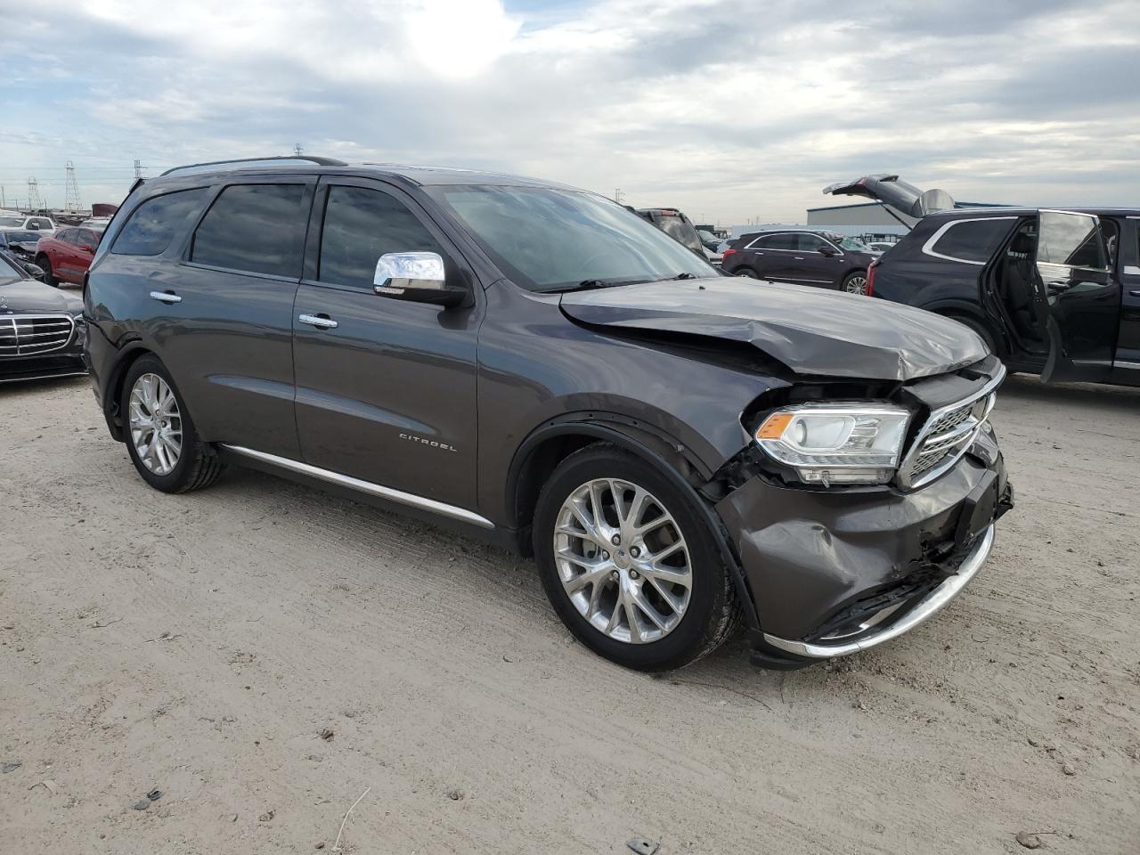 2014 Dodge Durango VIN 1C4RDHEG3EC975890 Copart auction photo, all over damage thumbnail 4