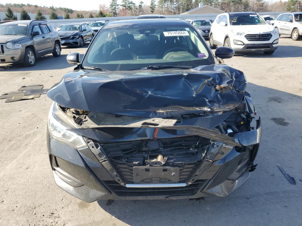 2020 Nissan Sentra VIN 3N1AB8BV1LY297900 Copart auction photo, front end damage thumbnail 5