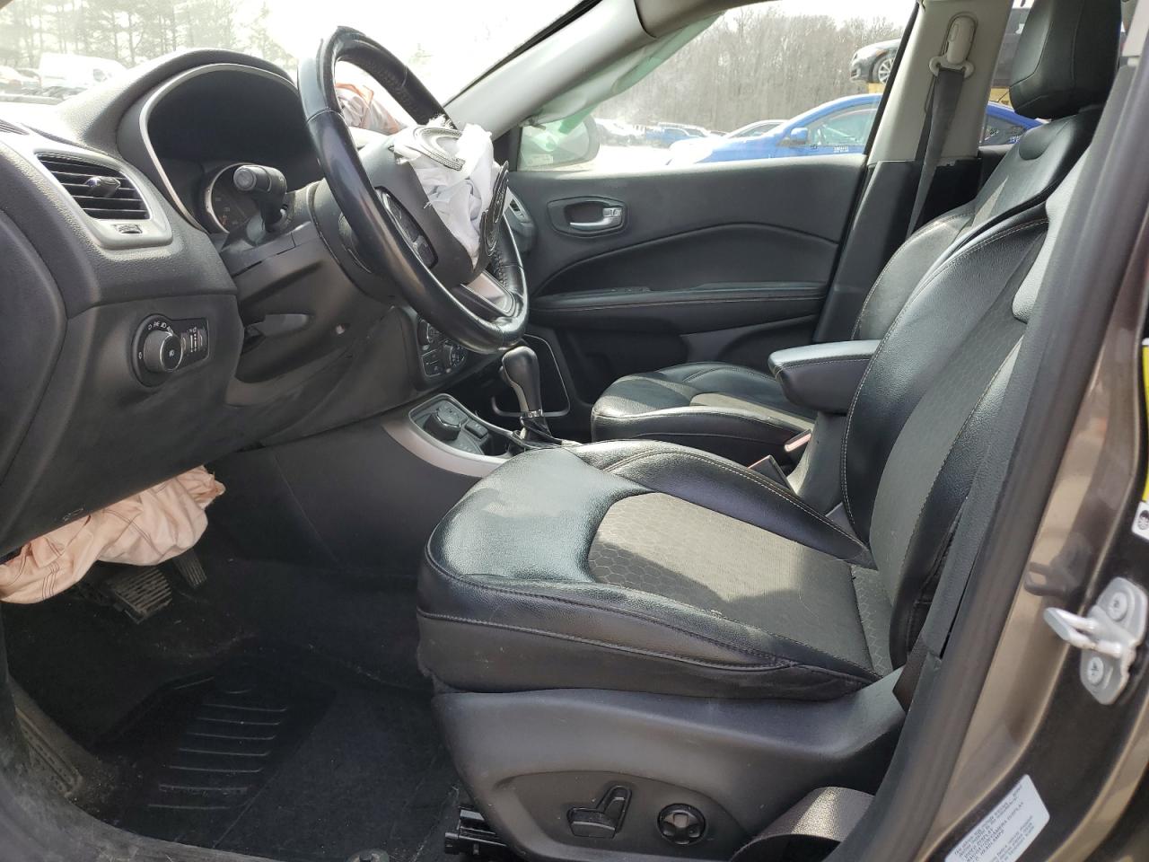 2018 Jeep Compass VIN 3C4NJDBB2JT142539 Copart auction photo, front end / side damage thumbnail 7