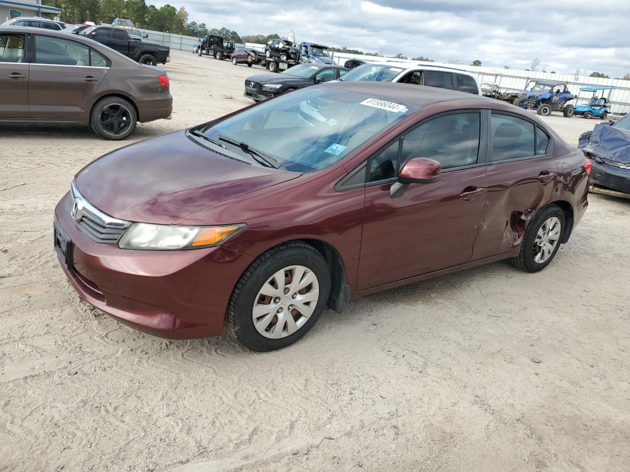 2012 Honda Civic VIN 19XFB2F55CE083715