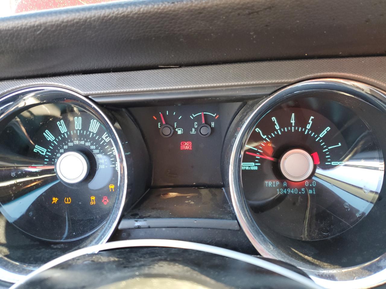 2012 Ford Mustang VIN 1ZVBP8AMXC5288120 Copart auction photo, all over damage thumbnail 9