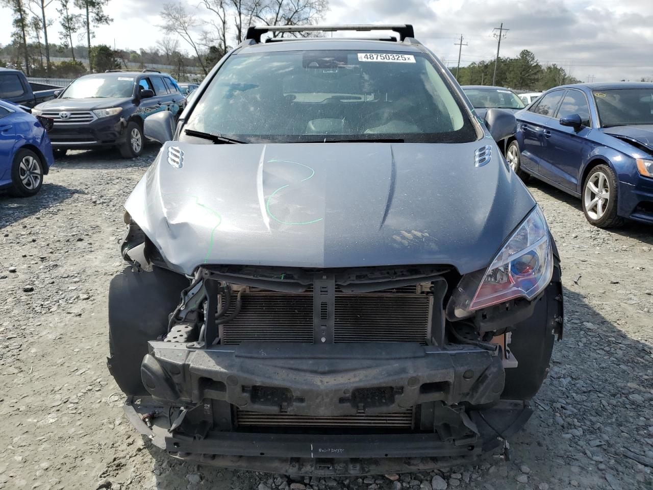 2013 Buick Encore VIN KL4CJDSB4DB178742 Copart auction photo, front end damage thumbnail 5