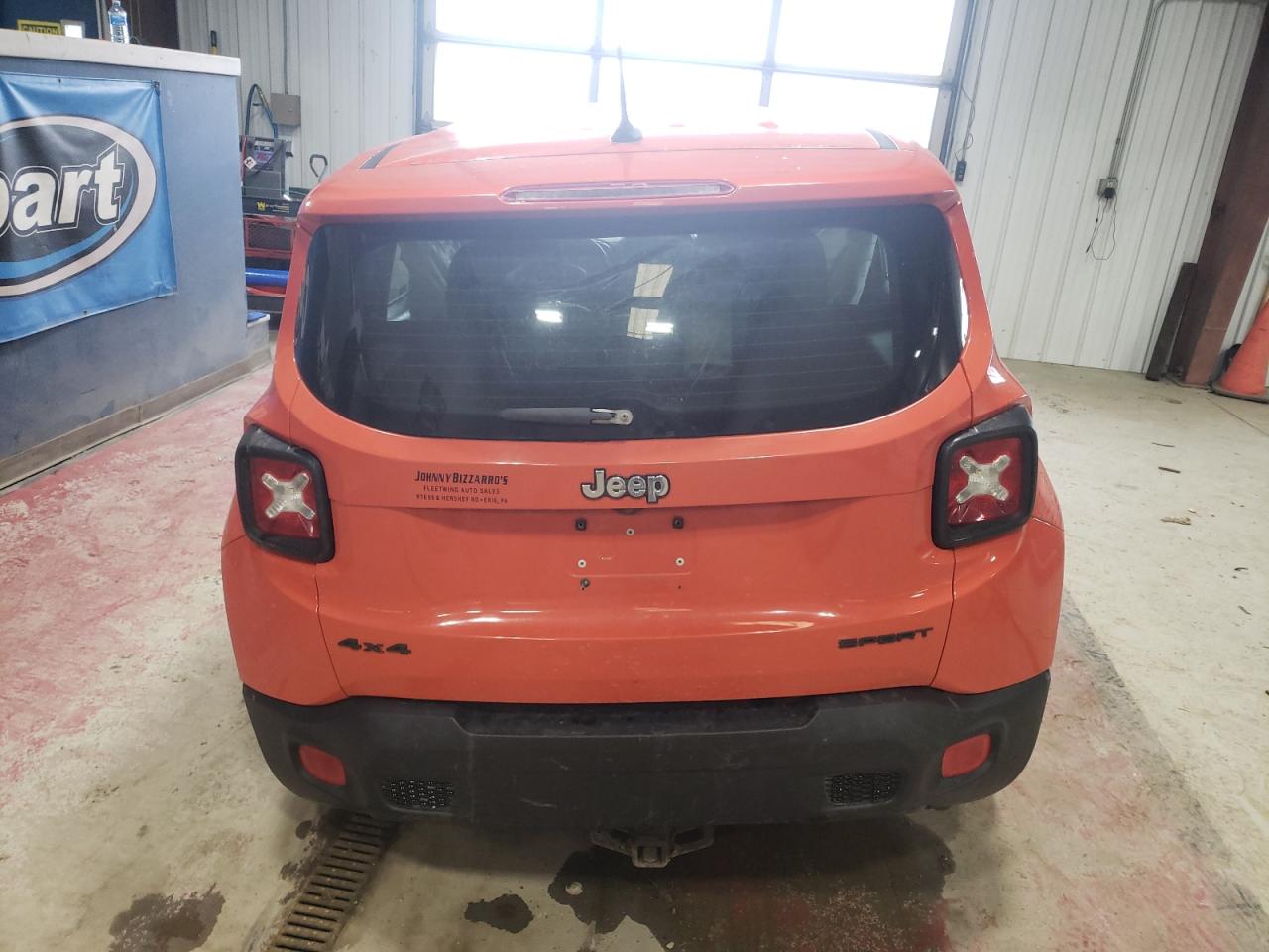 2015 Jeep Renegade VIN ZACCJBAT4FPC23580 Copart auction photo, front end damage thumbnail 6