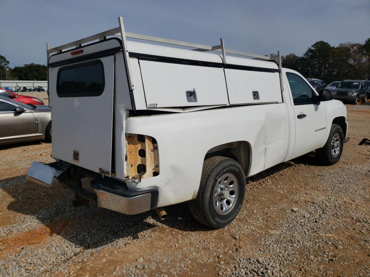 2009 Chevrolet Silverado VIN 1GCEK14CX9Z223312 Copart auction photo, rear end / side damage thumbnail 3