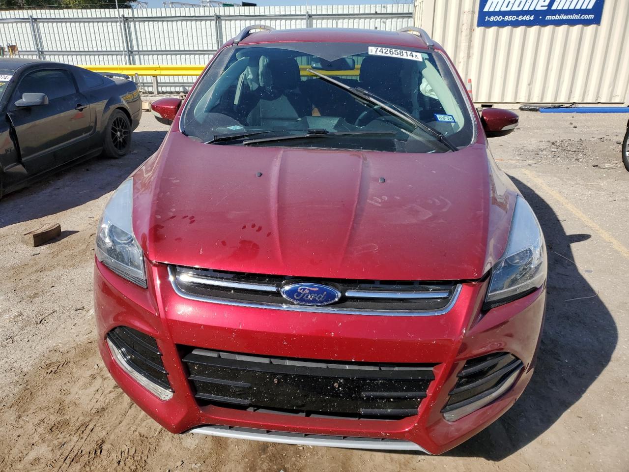 2014 Ford Escape VIN 1FMCU0J97EUD08468 Copart auction photo, rear end / side damage thumbnail 5