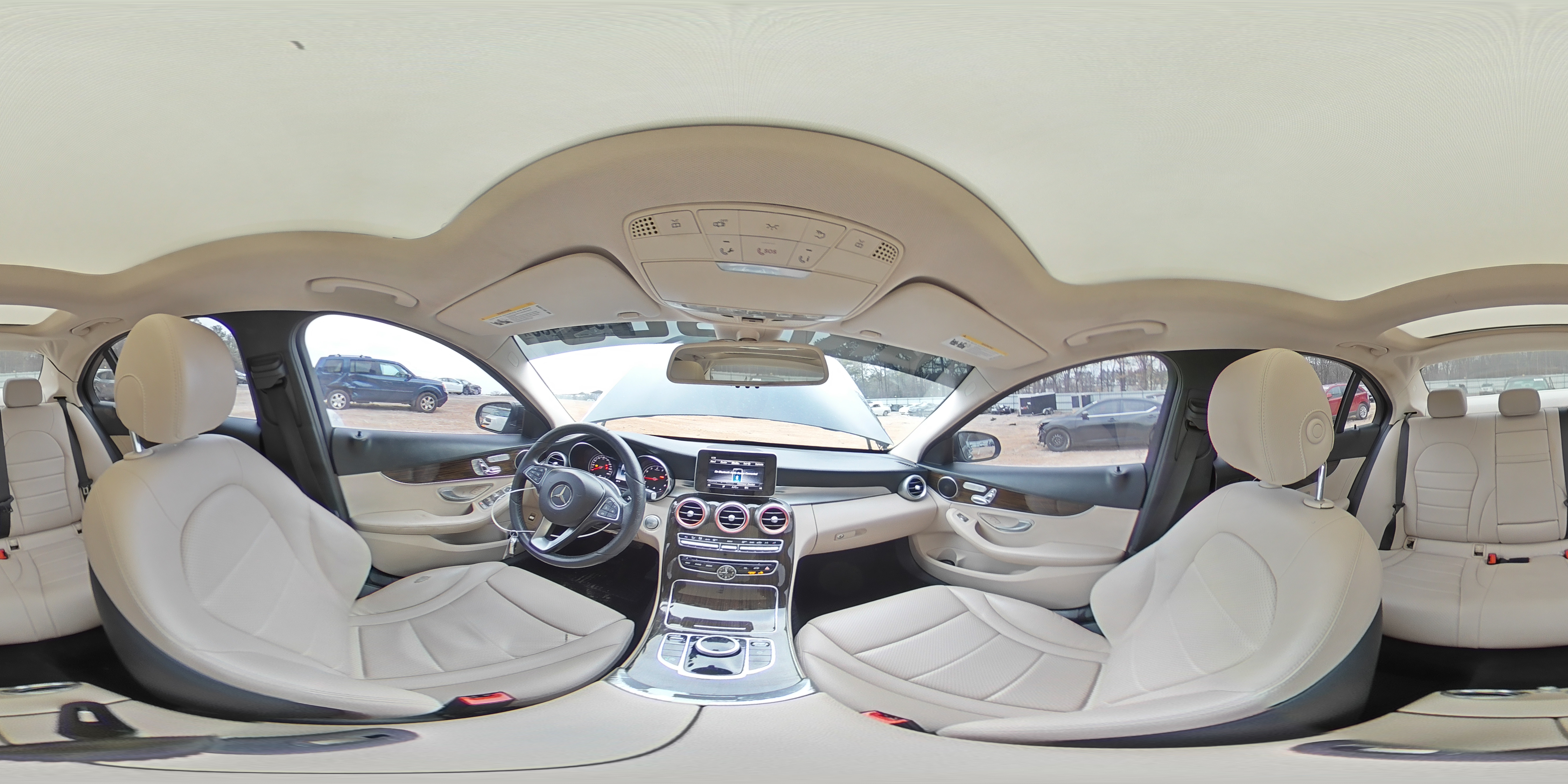 2018 Mercedes-Benz C-klasse VIN WDDWF4JB5JR410098 Copart auction photo, rear end damage thumbnail 12