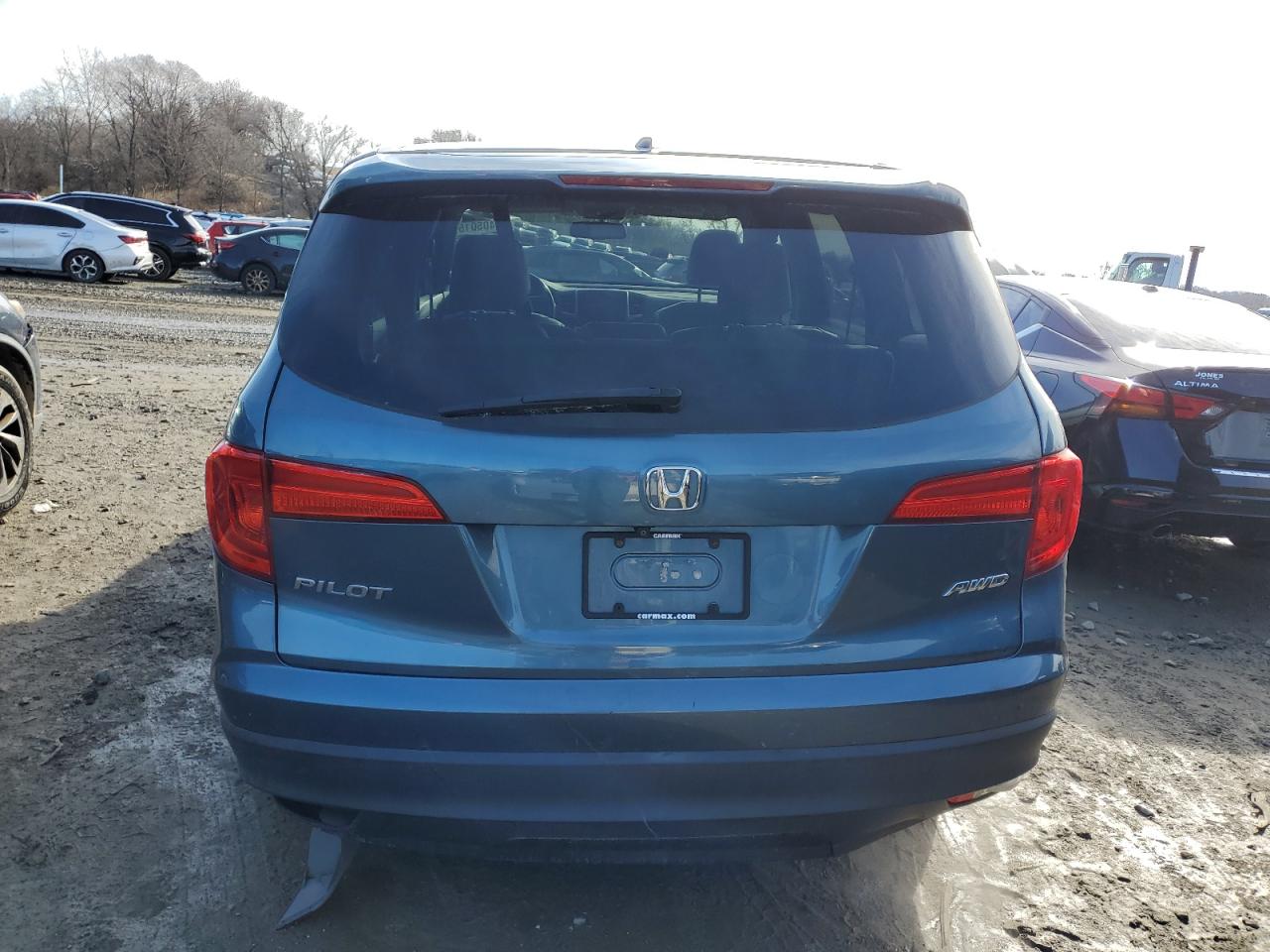 2016 Honda Pilot VIN 5FNYF6H70GB096889 Copart auction photo, side / undercarriage damage thumbnail 6