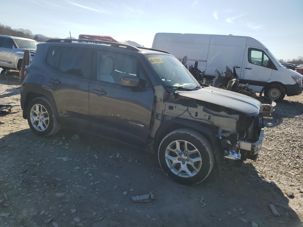 2018 Jeep Renegade VIN ZACCJABB8JPG91725 Copart auction photo, front end damage thumbnail 4