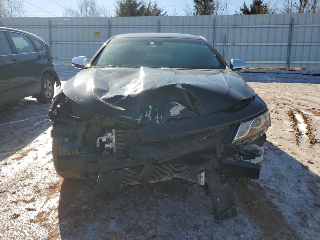 2017 Chevrolet Impala VIN 2G1145S36H9170712 Copart auction photo, front end / mechanical damage thumbnail 5