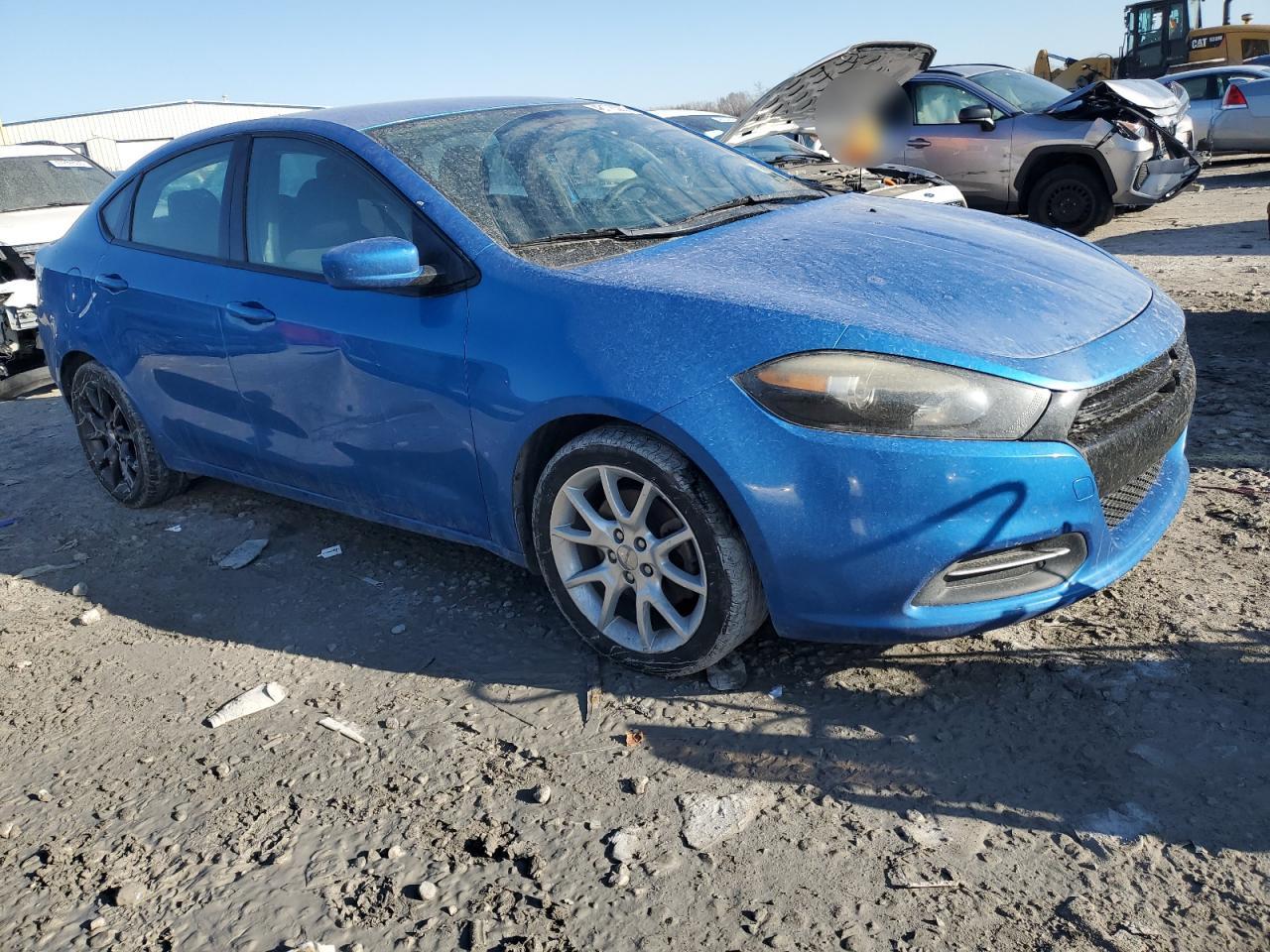 2015 Dodge Dart VIN 1C3CDFAA6FD434943 Copart auction photo, side damage thumbnail 4