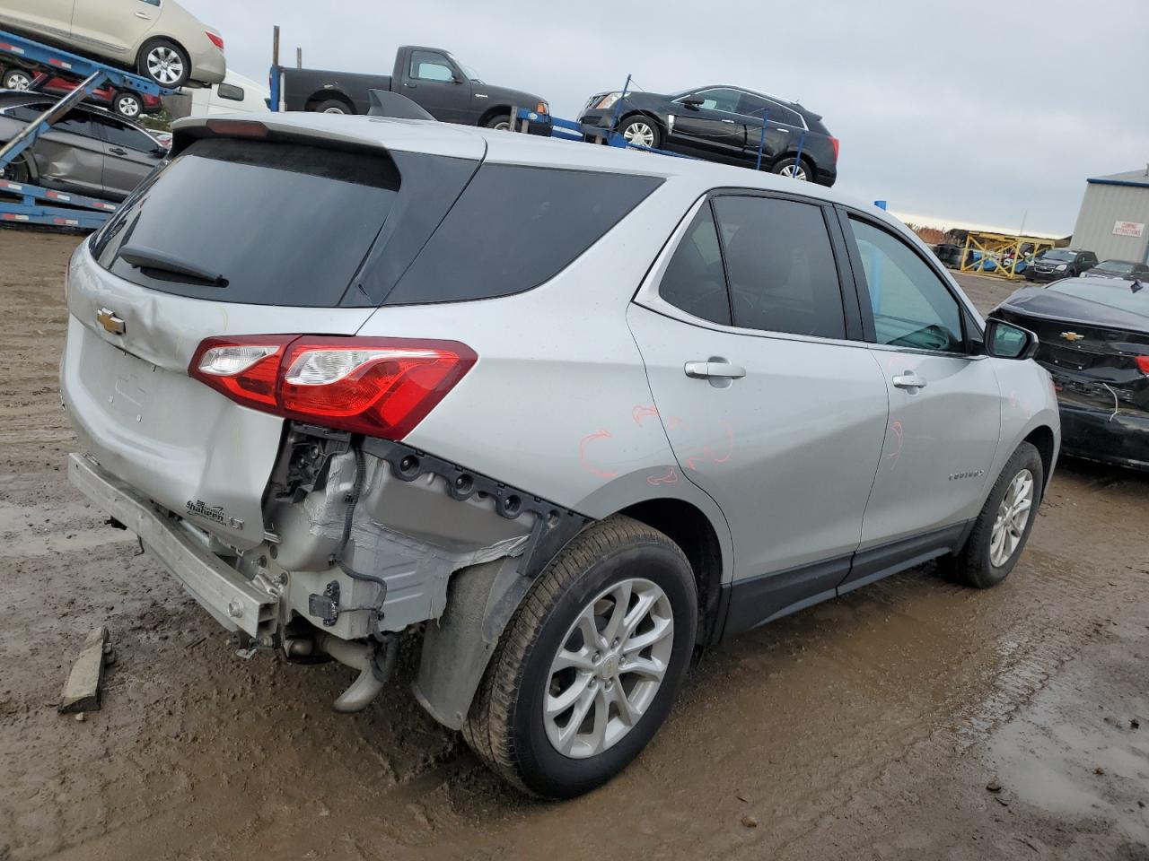 2020 Chevrolet Equinox VIN 3GNAXKEV9LS558319 Copart auction photo, rear end damage thumbnail 3