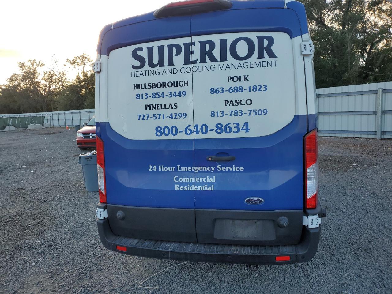 2020 Ford Transit VIN 1FTBR1C80LKB30987 Copart auction photo, water/flood damage thumbnail 6